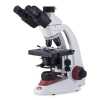 MIKROSKOP- AmScope T690C-DK-PL Trinocular Compound Microscope, 40X-2500X Magnification, WH10x and WH25x Super-Widefield Eyepieces, Infinity Plan Achromatic Objectives, Brightfield/Darkfield, Kohler Condenser, Double-Layer Mechanical Stage
Optical System: infinity corrected 
Nosepiece: backward, ball bearing quadruple 
Head: Siedentopf trinocular head, 30-degree inclined 
Eyepiece: WH10X/22mm and WH25X 
Objectives: infinity objective 4X, 10X, 40X (spring), 100X (spring, oil) 
Focusing: low position coaxial focus system 
Interpupillary Adjustment Mechanisms: 2-3/16